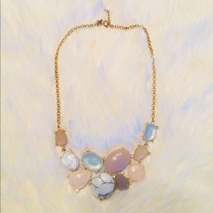 Loft Mixed Stone Statement Necklace!